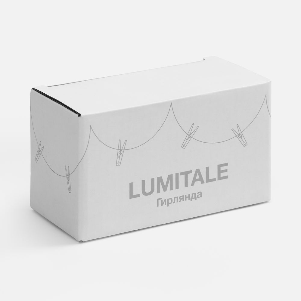 Гирлянда с прищепками Lumitale / Миниатюра (упак) (1000)