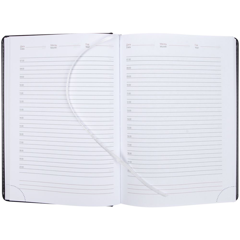 Ежедневник Nebraska, недатированный, черный / Миниатюра WWW (1000)