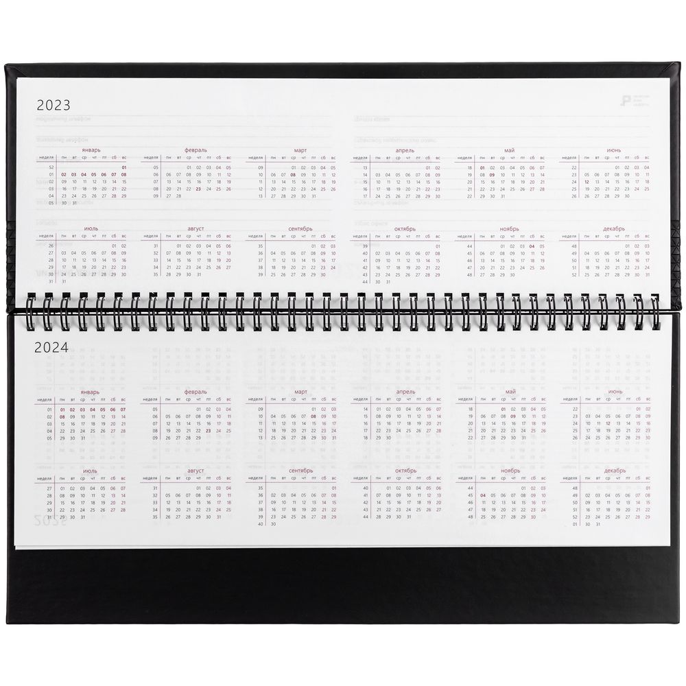 Планинг Brand, датированный, черный / Миниатюра WWW (1000)