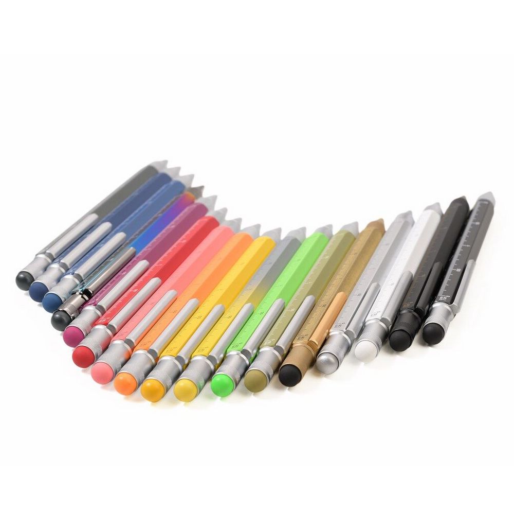 Ручка шариковая Construction, мультиинструмент, красная / Миниатюра WWW (1000)