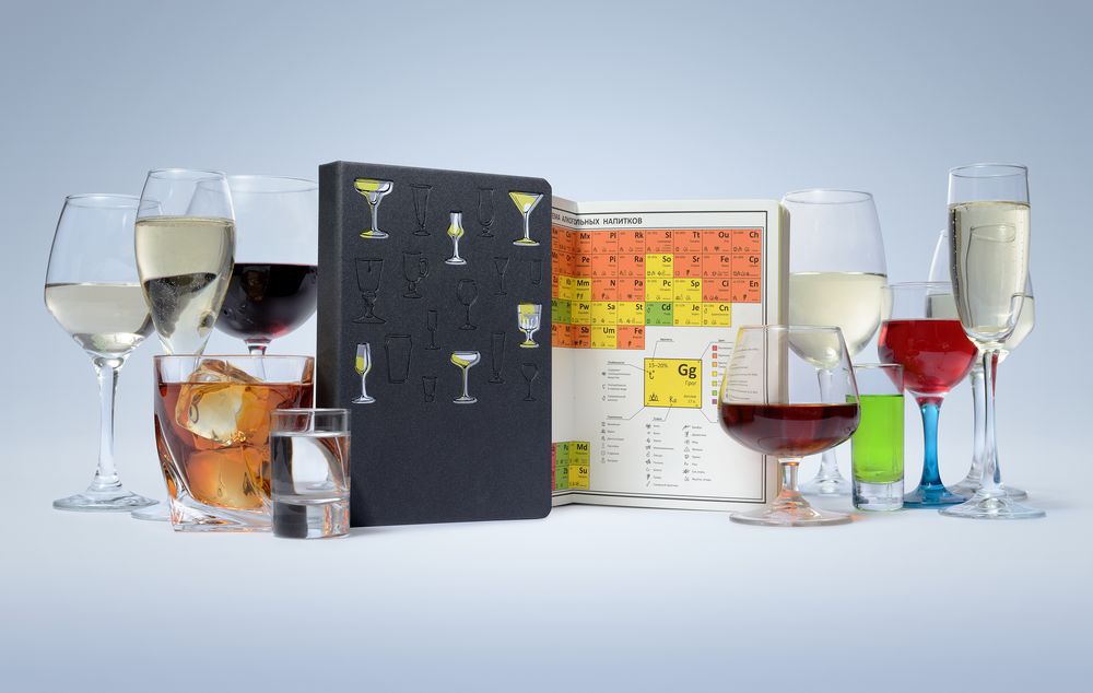 Ежедневник «Культура пития», серый / Миниатюра WWW (1000)