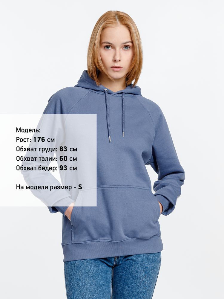 Толстовка унисекс Stellar, синяя / Миниатюра WWW (1000)