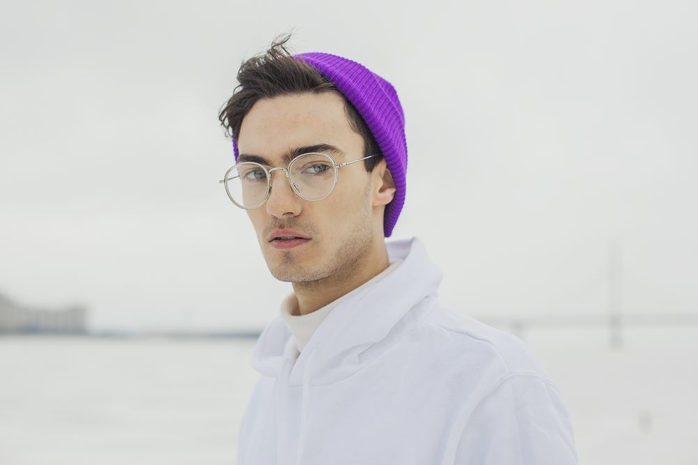 Шапка Life Explorer, фиолетовая / Миниатюра WWW (1000)