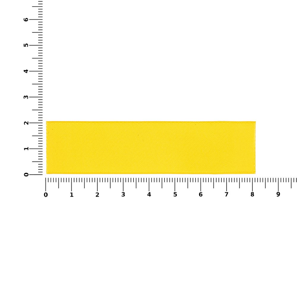 Лейбл тканевый Epsilon, S, желтый / Миниатюра WWW (1000)