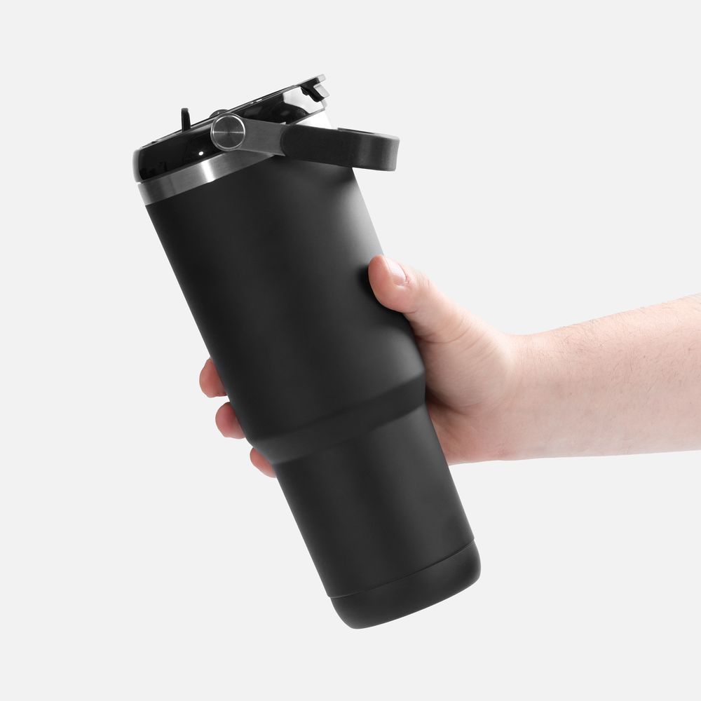 Термостакан Big Boss, черный / Миниатюра WWW (1000)