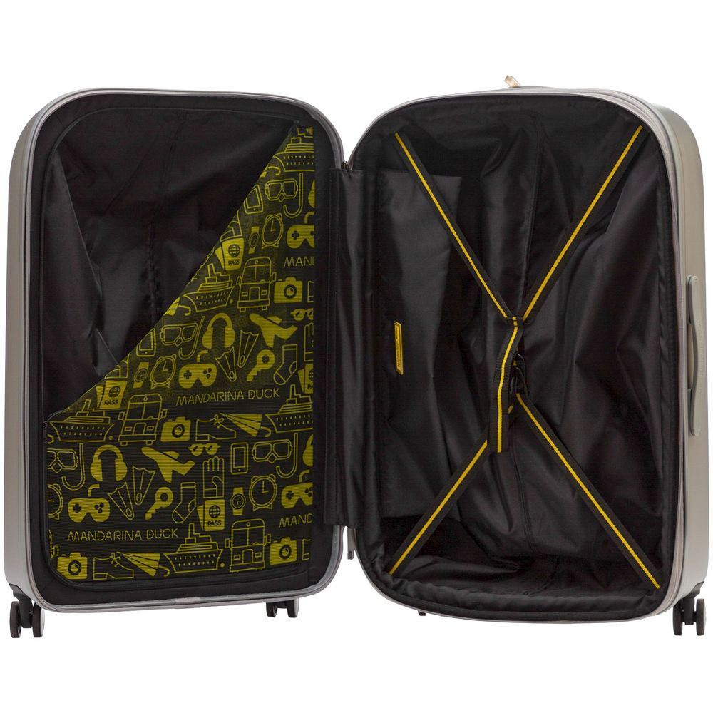 Чемодан Logoduck L, серебристый / Миниатюра WWW (1000)