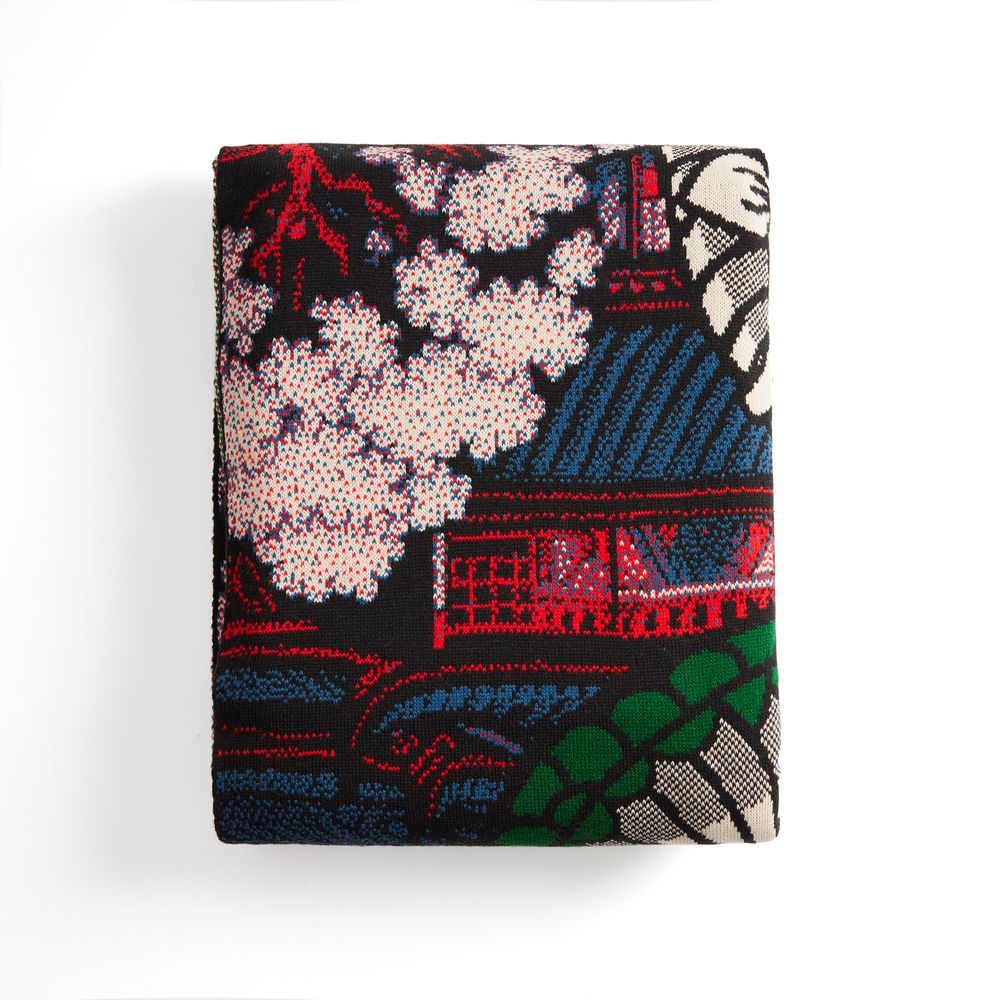 Плед Multicolor Net на заказ, S, акрил / Миниатюра WWW (1000)