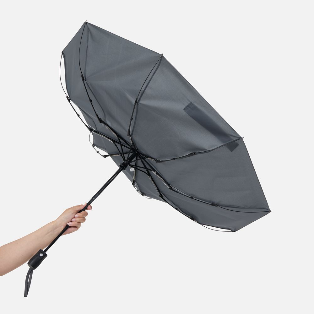 Зонт складной Brellix, серый / Миниатюра WWW (1000)