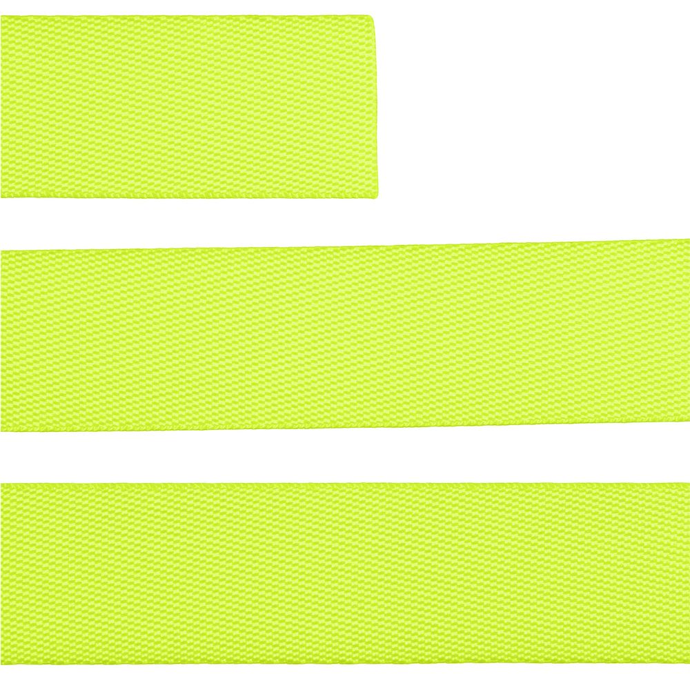 Стропа текстильная Fune 25 M, желтый неон, 100 см / Миниатюра WWW (1000)