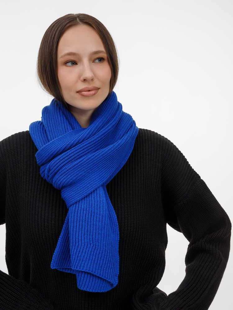 Шарф Nobilis Mono, синий (аква) / Миниатюра WWW (1000)