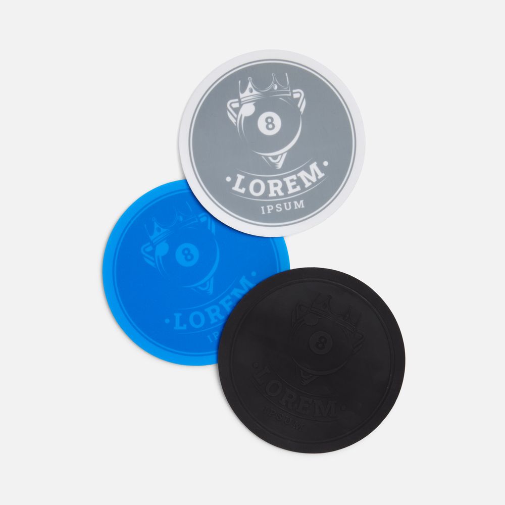 Костер Costero, круглый, черный / Миниатюра WWW (1000)