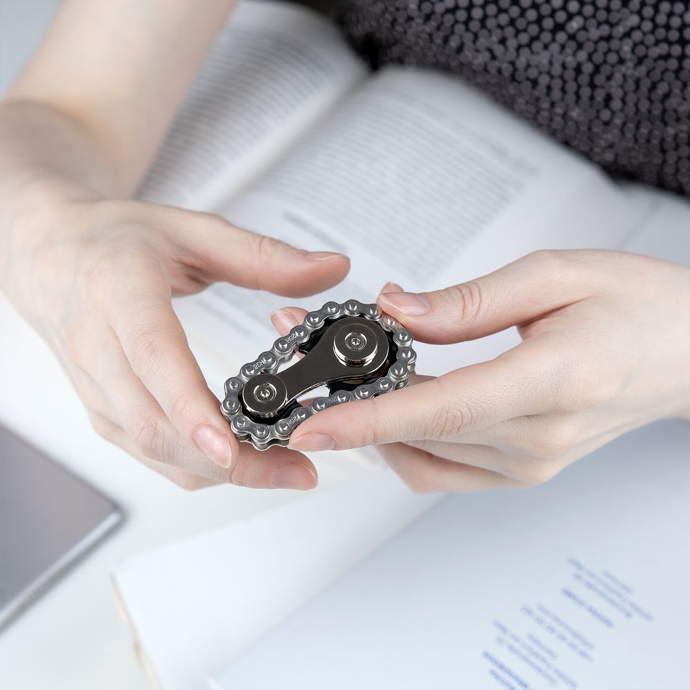 Антистресс Enchain, серебристый / Миниатюра WWW (1000)