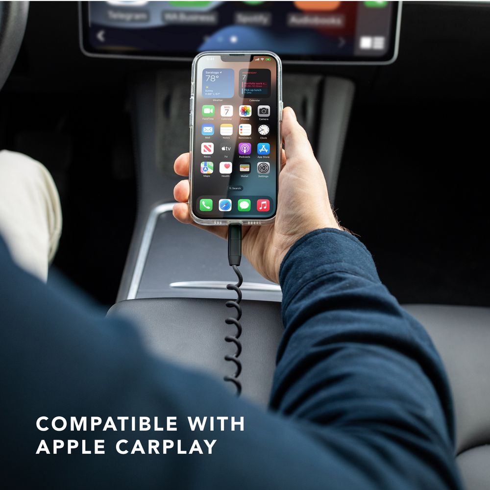 Кабель Vonmahlen Allroundo Еco для быстрой зарядки, черный / Миниатюра WWW (1000)