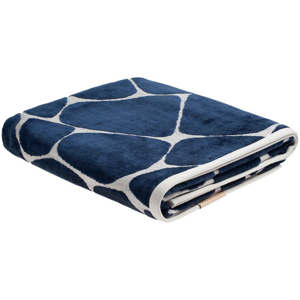 Полотенце Giraffe, большое, бежевое с синим / Миниатюра WWW (1000)