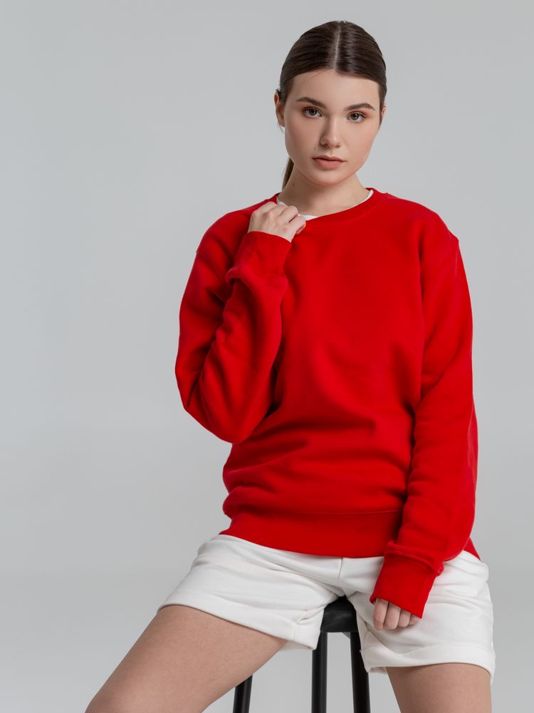 Свитшот унисекс King, красный / Миниатюра WWW (1000)