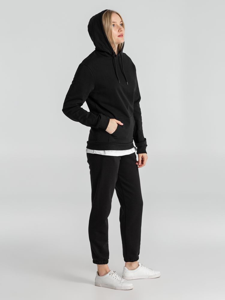 Толстовка с капюшоном унисекс Hoodie, черная / Миниатюра WWW (1000)