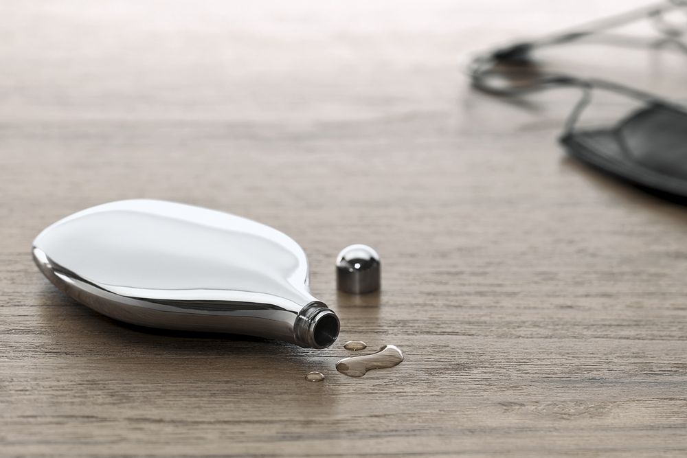 Фляжка Moritz, черная / Миниатюра WWW (1000)