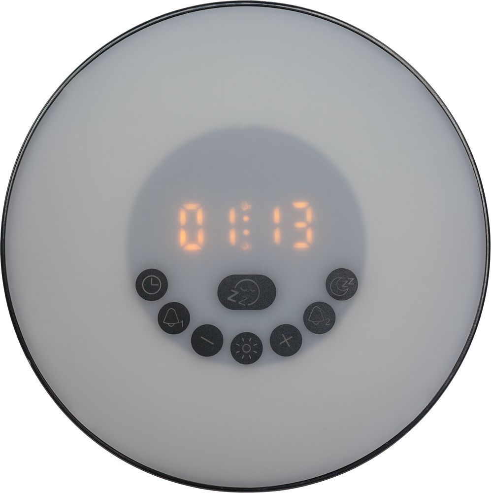 Лампа-колонка со световым будильником dreamTime, ver.2, черная / Миниатюра WWW (1000)