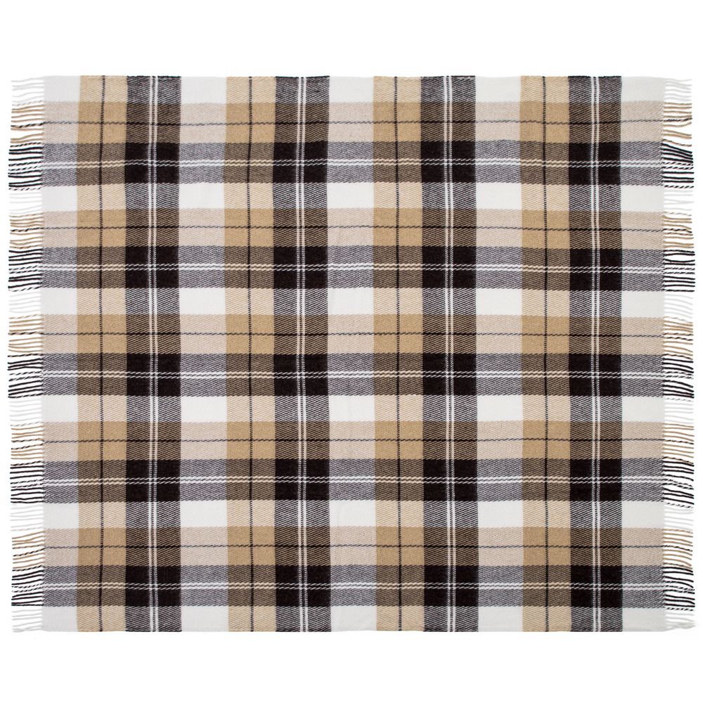 Плед Edinburgh, коричневый / Миниатюра WWW (1000)