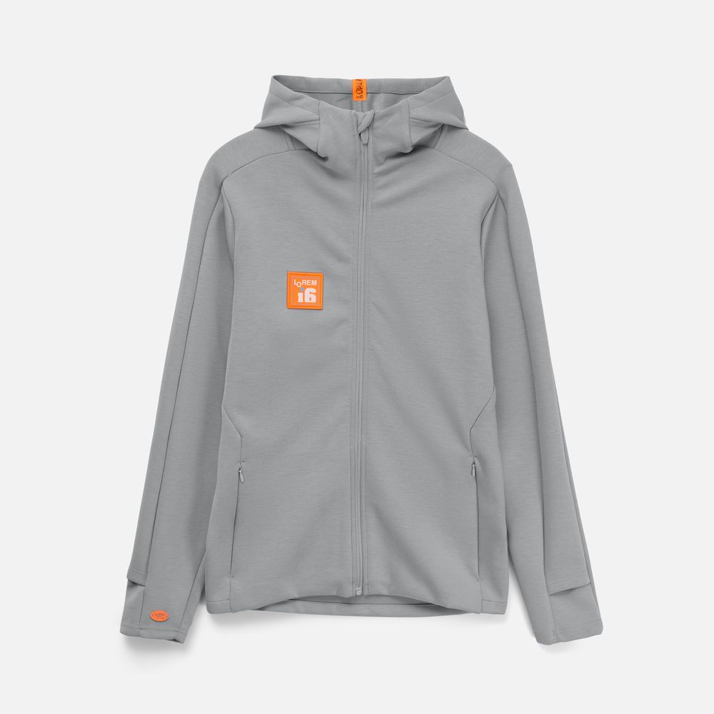 Шильдик металлический Alfa Oval, оранжевый неон / Миниатюра нанесения (1000)