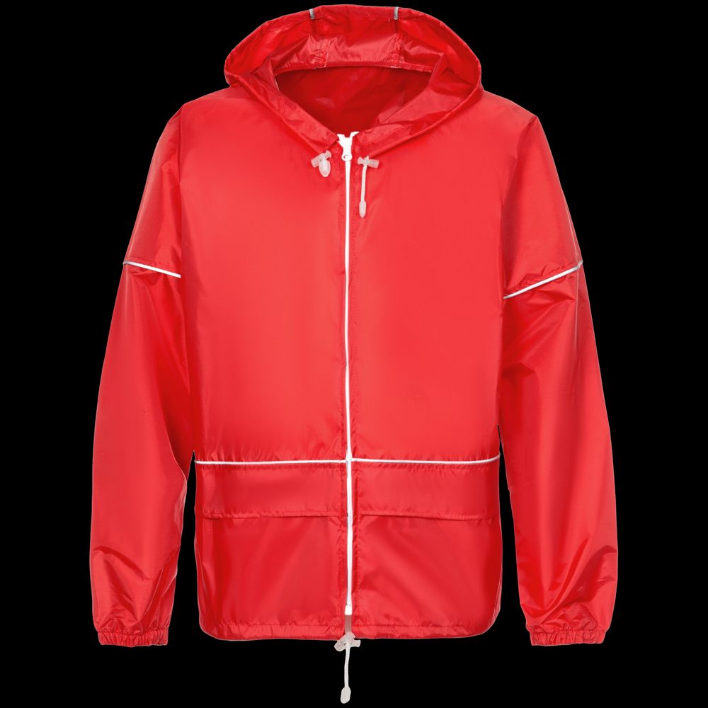 Дождевик со светоотражающими элементами Kivach Promo Blink, красный / Миниатюра WWW (1000)