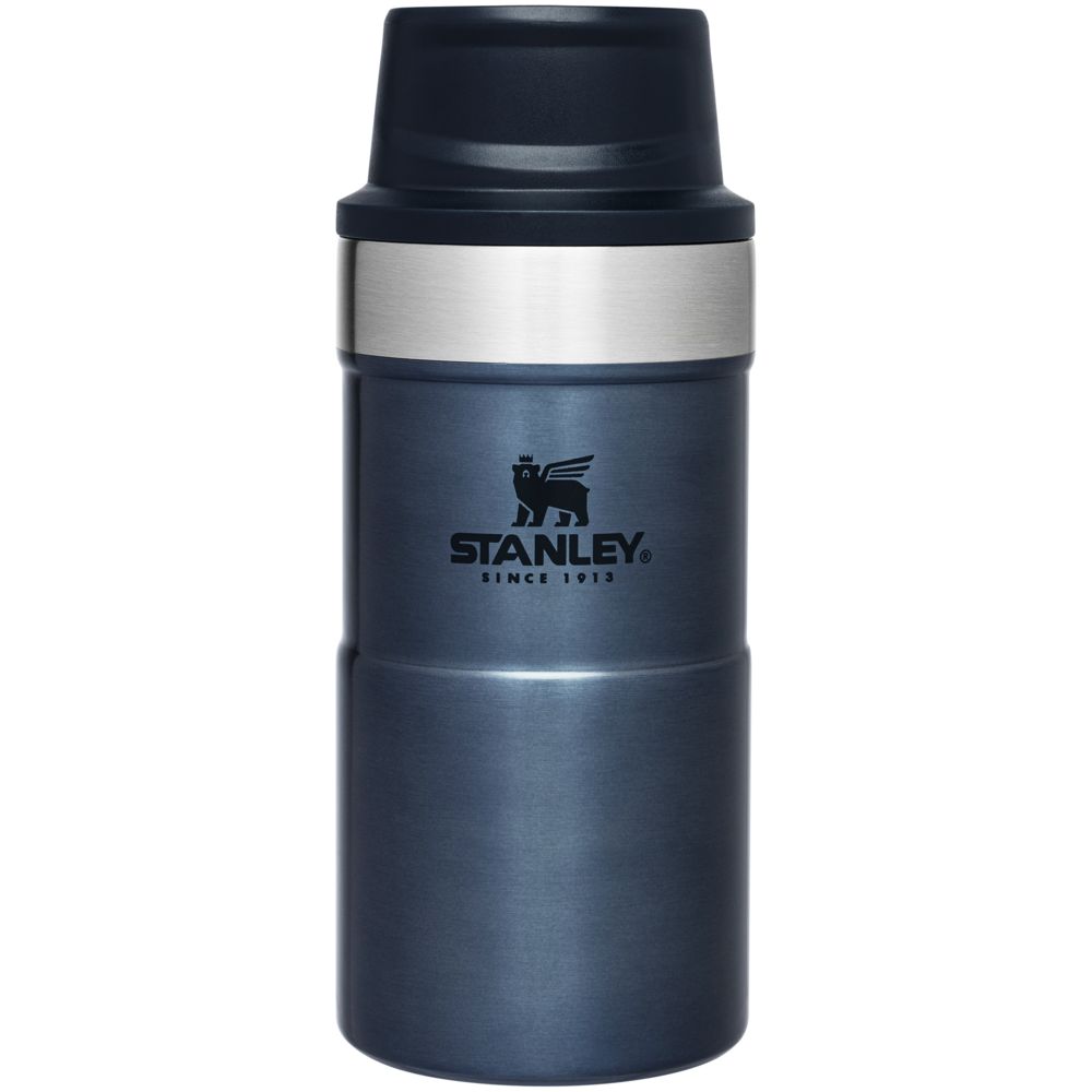 Термокружка Stanley Classic One Hand 2.0 250, синяя / Миниатюра WWW (1000)