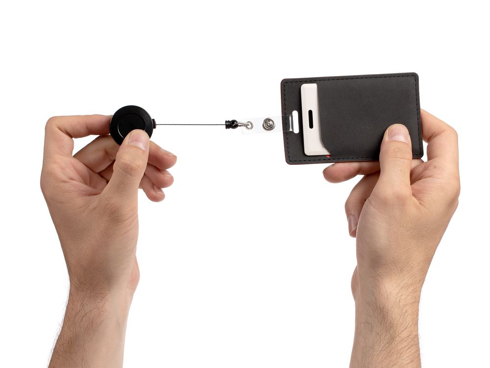 Ретрактор Attach New, черный / Миниатюра WWW (1000)