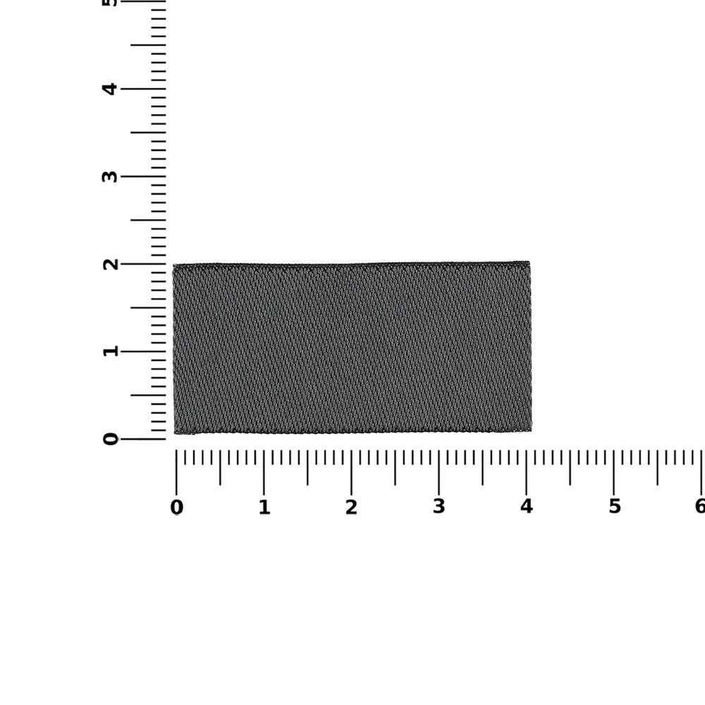 Лейбл тканевый Epsilon, XXS, темно-серый / Миниатюра WWW (1000)