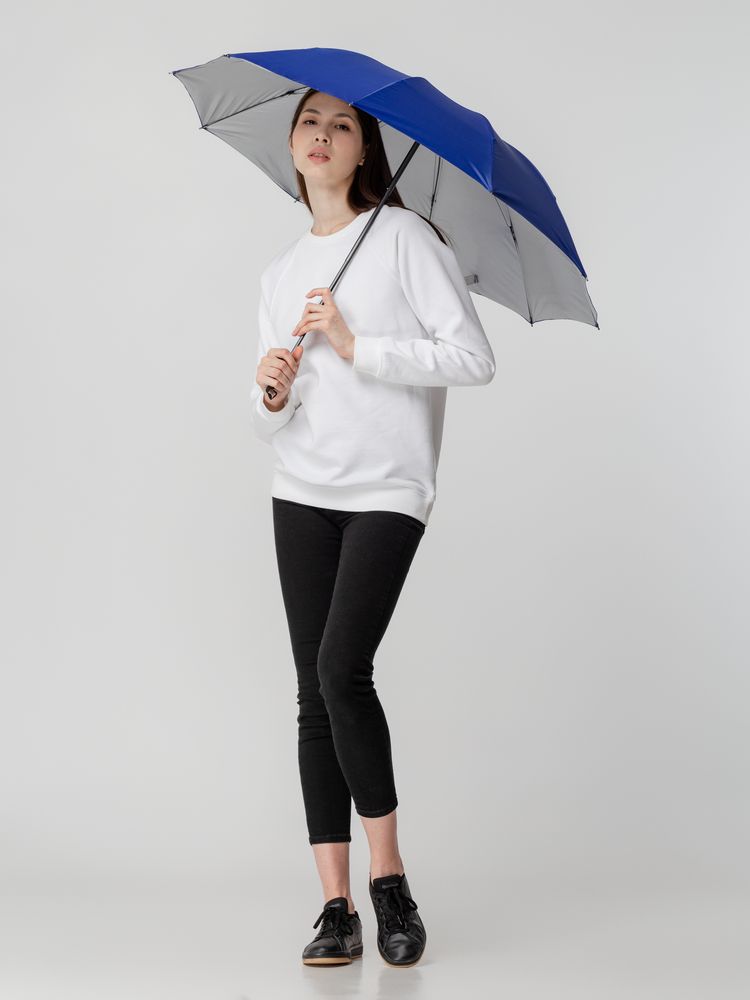 Зонт-наоборот складной Stardome, синий / Миниатюра WWW (1000)