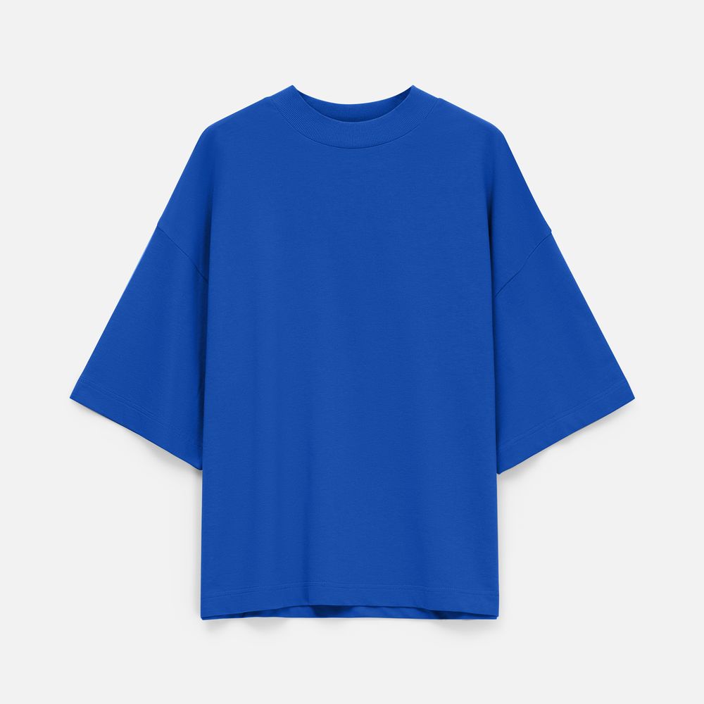 Футболка оверсайз унисекс T9, синяя / Миниатюра WWW (1000)