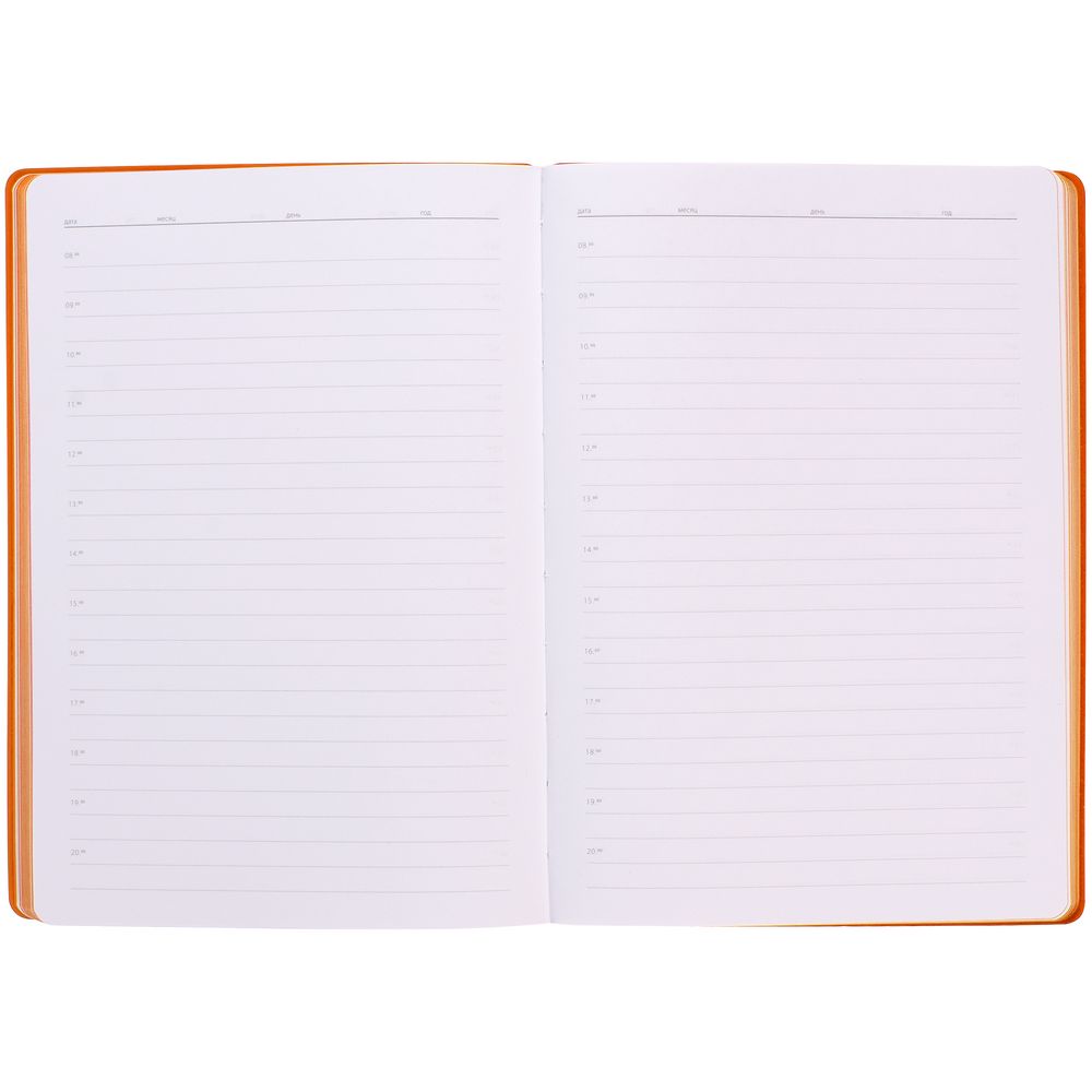 Ежедневник Flexpen Shall, недатированный, оранжевый / Миниатюра WWW (1000)