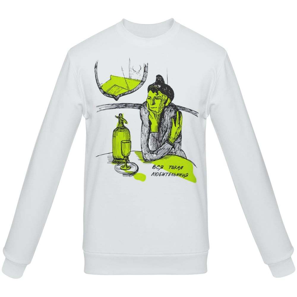 Толстовка «Любительница», белая / Миниатюра WWW (1000)