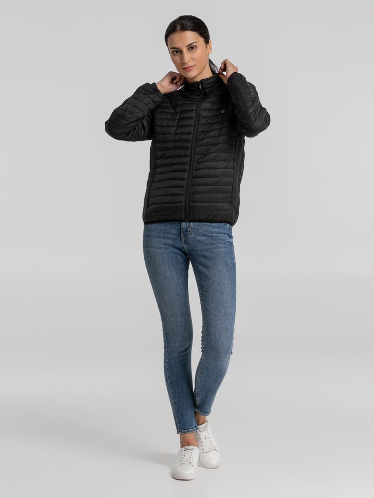 Куртка с подогревом Thermalli Meribell, черная / Миниатюра WWW (1000)