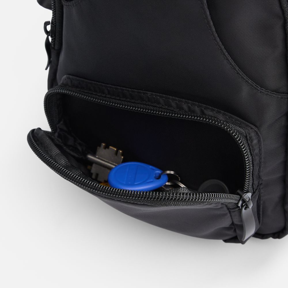 Спортивный кросс-боди рюкзак Bagventure, черный / Миниатюра WWW (1000)