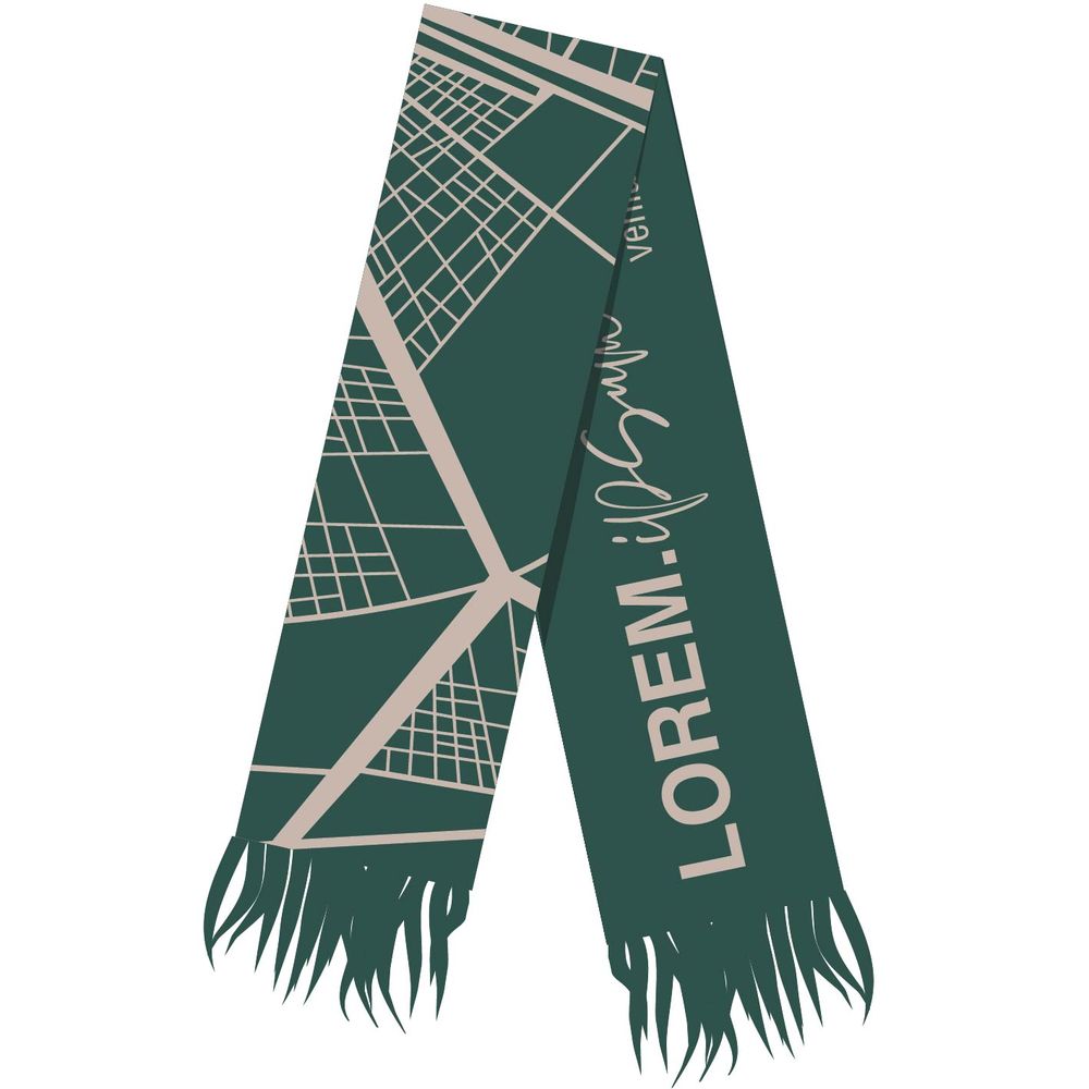 Шарф на заказ Tricksy Classic Net, L, полушерсть / Миниатюра WWW (1000)