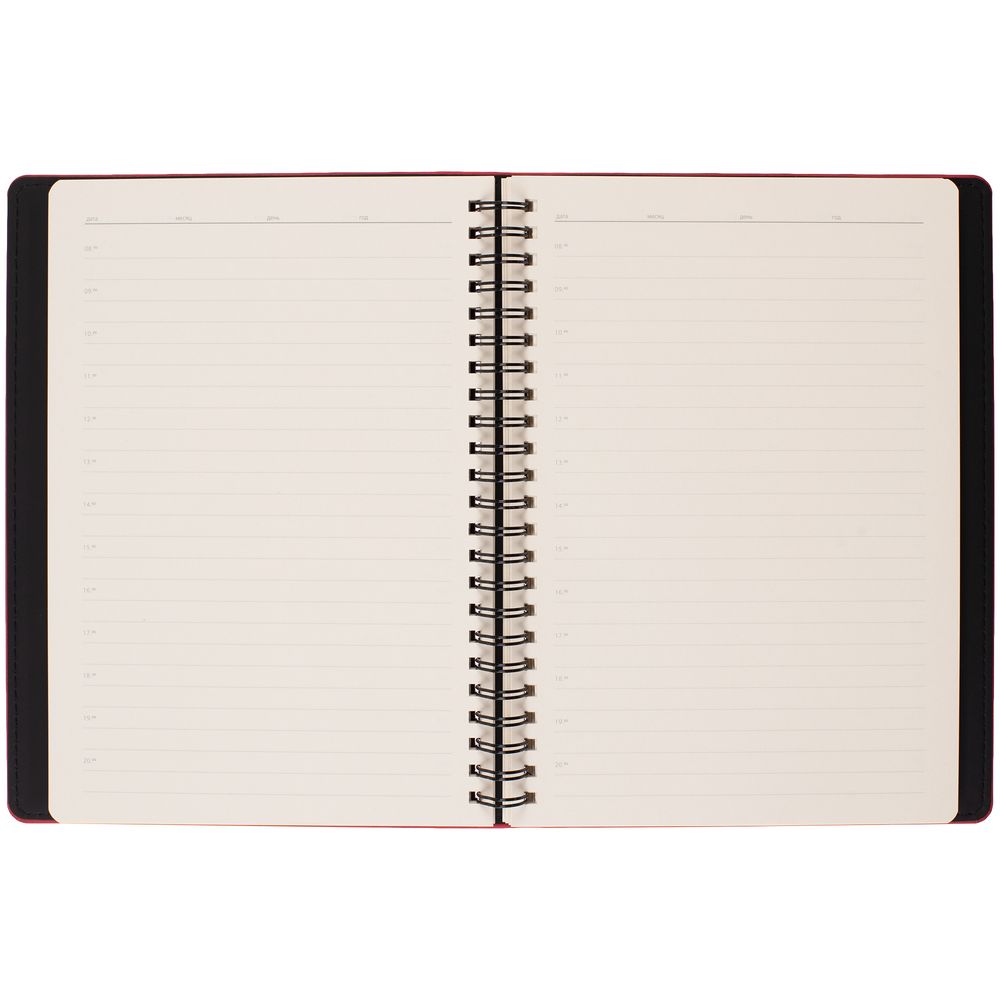 Ежедневник Spring Urban, недатированный, красный / Миниатюра WWW (1000)