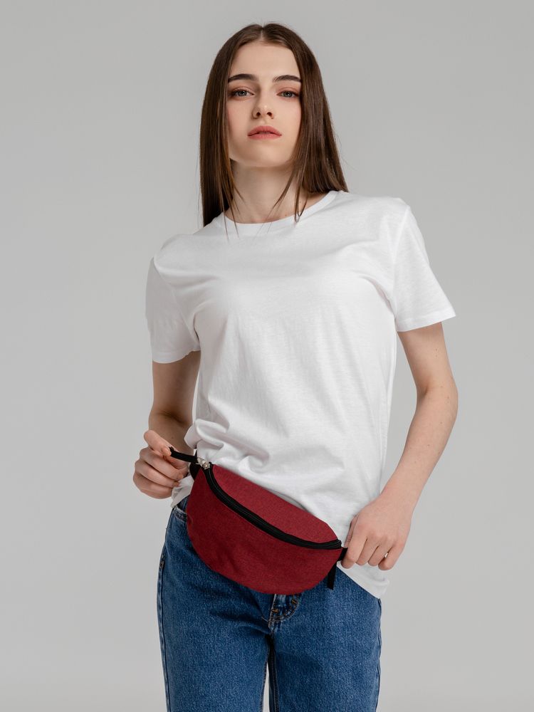 Поясная сумка Unit Handy Dandy, бордовая / Миниатюра WWW (1000)