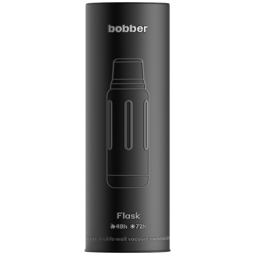 Термос Flask 1000, вакуумный, стальной матовый / Миниатюра WWW (1000)