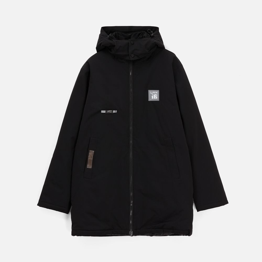 Шильдик металлический Kova, черный / Миниатюра нанесения (1000)