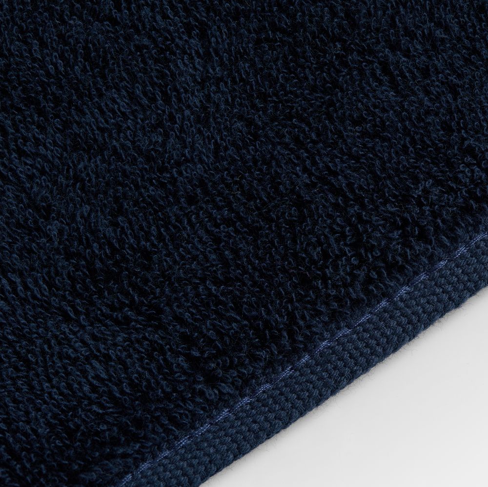 Полотенце махровое Terrychic, среднее, темно-синее / Миниатюра WWW (1000)