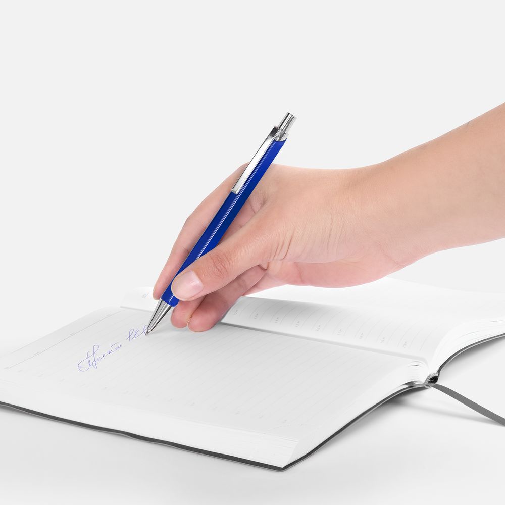 Ручка шариковая Alumno, синяя / Миниатюра WWW (1000)