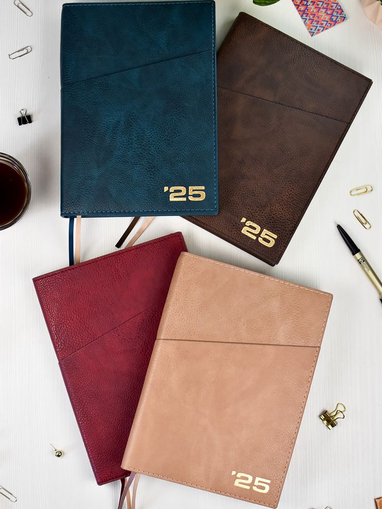 Ежедневник Ronda, датированный, коричневый / Миниатюра WWW (1000)