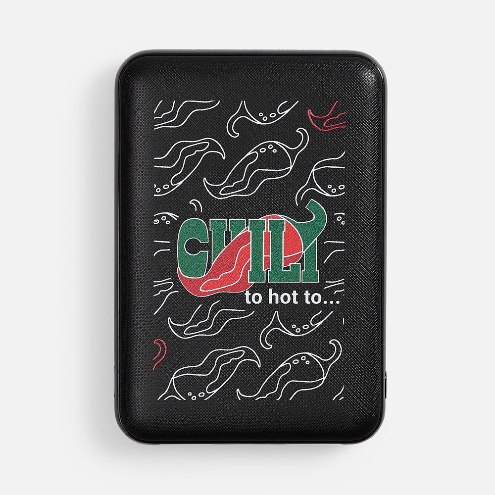 Внешний аккумулятор Uniscend Full Feel Type-C, 5000 мАч, черный / Миниатюра нанесения (1000)