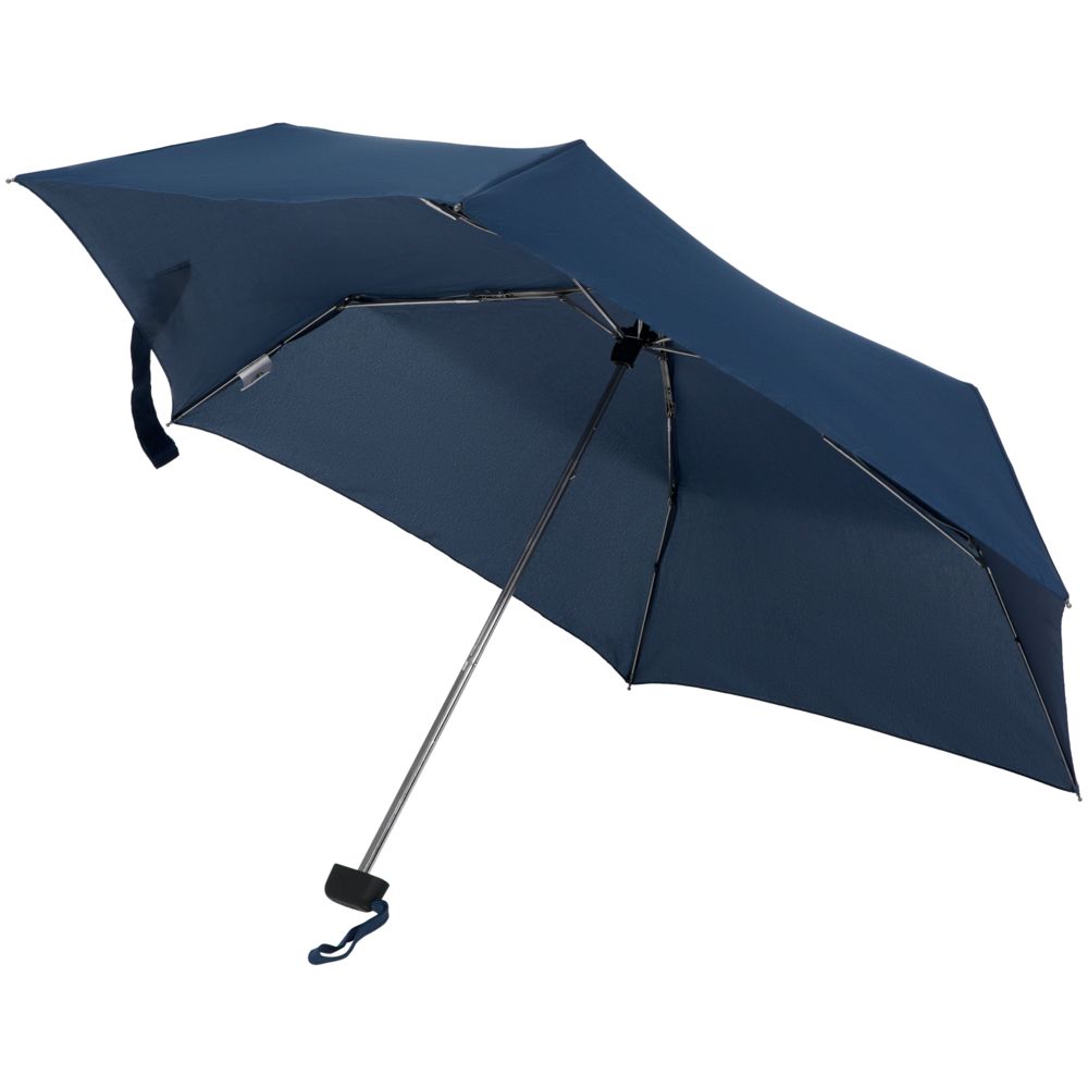 Зонт складной Carbonsteel Slim, темно-синий / Миниатюра WWW (1000)