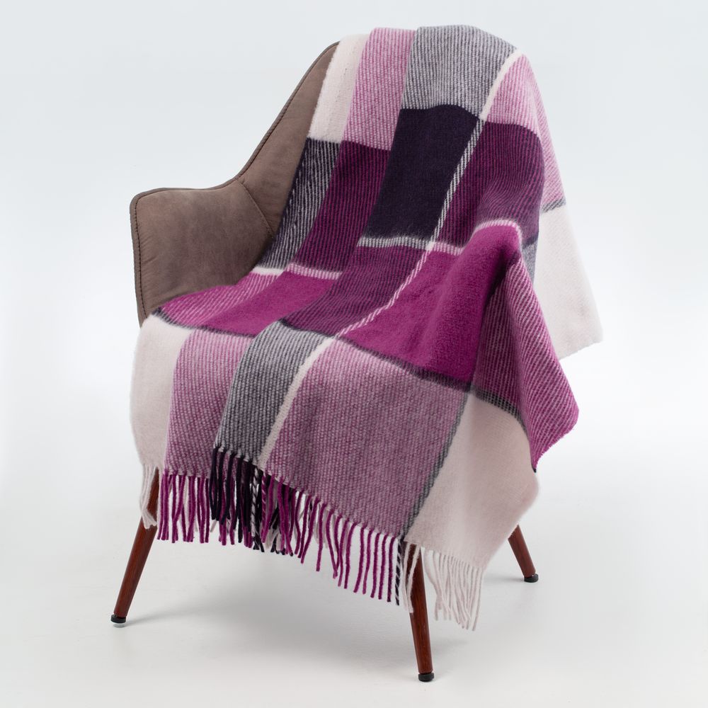 Плед Edinburgh, розовый / Миниатюра WWW (1000)