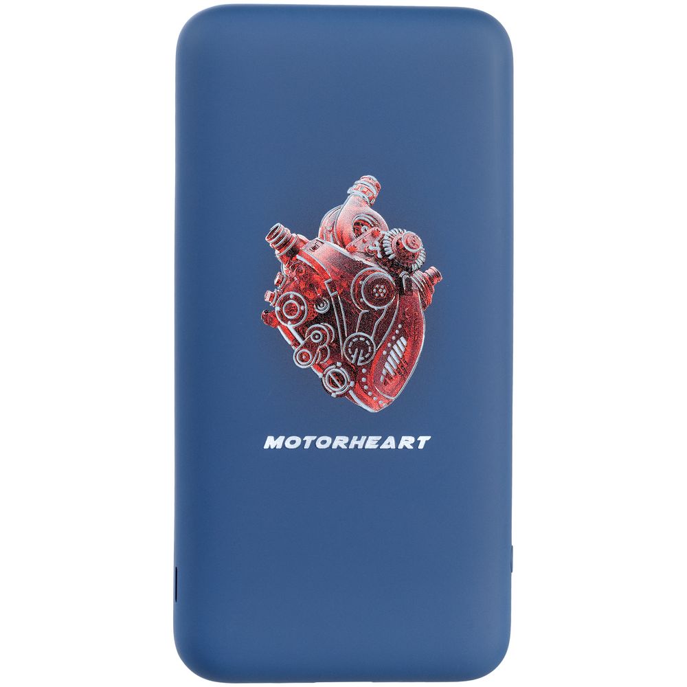 Аккумулятор с беспроводной зарядкой markBright Megapolis, 8000 мАч, синий / Миниатюра WWW (1000)