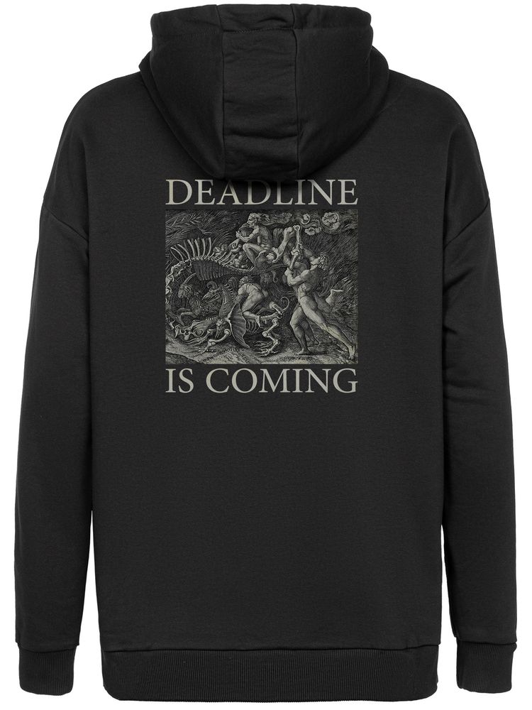 Худи оверсайз Deadline, черное / Миниатюра WWW (1000)
