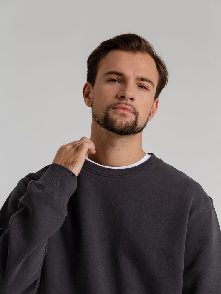 Свитшот унисекс King, темно-серый / Миниатюра WWW (1000)