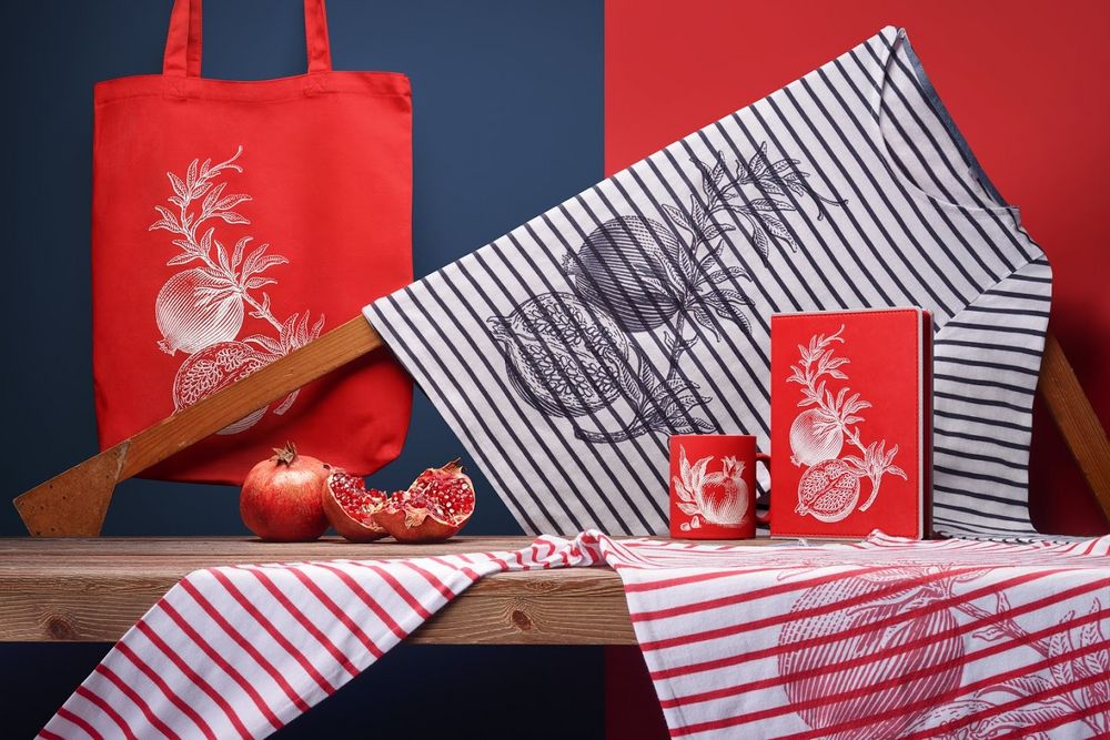 Холщовая сумка Grand Granat, красная / Миниатюра WWW (1000)