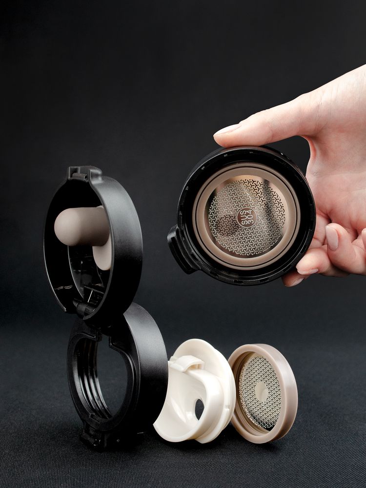 Термостакан с ситечком No Leak Infuser, черный / Миниатюра WWW (1000)